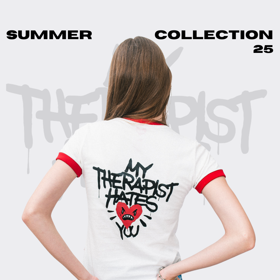 Baby Look Vermelha My Therapist Hates You