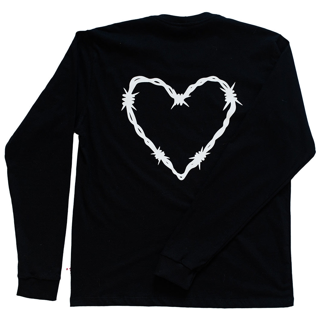 Manga Longa Black and Blue T-shirt