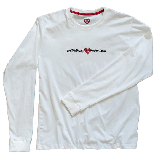 LOVERS LONG SLEEVE MTHY T-shirt (white)