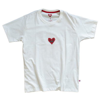 Manga Curta White and Red T-shirt